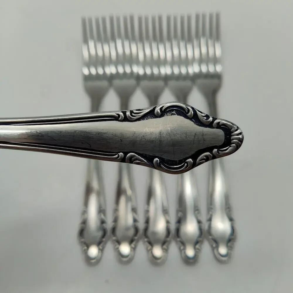 6X DF Henckels Zwilling HEN12 Stainless Flatware Dinner Forks
